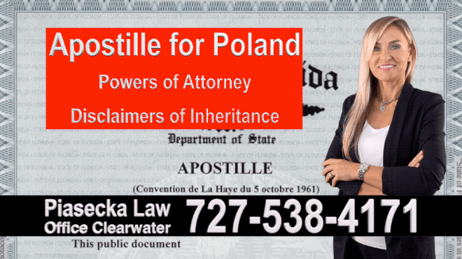 Anna Maria Apostille, Power of Attorney, Pełnomocnictwo, Notary Public, Polski Notariusz, Polskojęzyczny Notariusz, Florida, Floryda, Agnieszka Piasecka